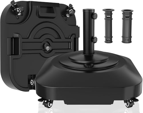 Heavy Duty Umbrella Stand with 5 Wheels