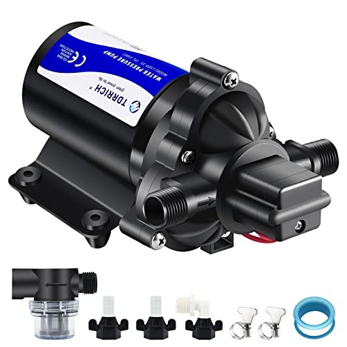 Diaphragm Transfer Pump for Boats Inline Garden Hose Lawn Camper Sprinkler Irrigatio