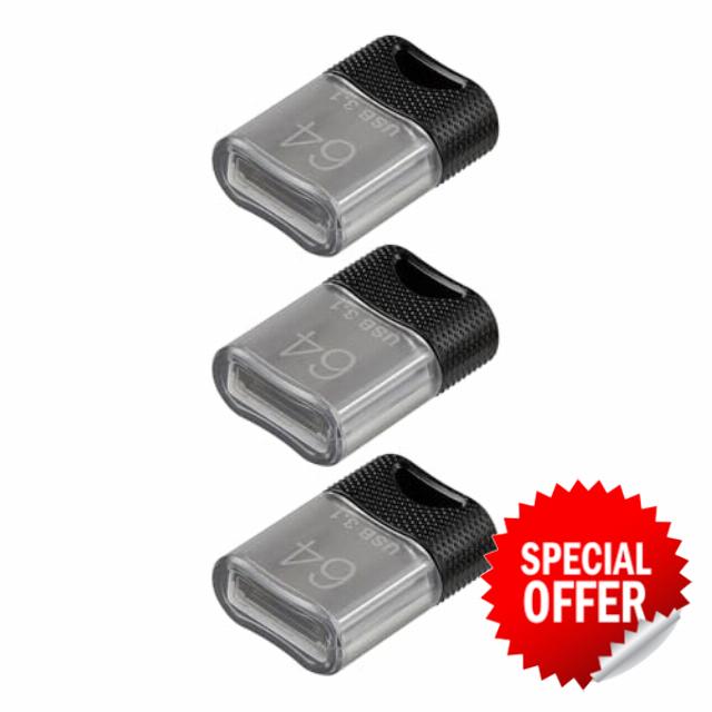 64GB PNY Elite-X™ Fit USB 3.1 Flash Drive – Up to 200MB/s Read