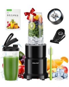 Abuler 1200W Personal Blender for Shake and Smoothies for Kitchen with 2 No-BPA 20oz Portable Cups