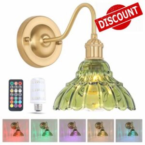 Shenmoyl Battery Operated Wall Sconce