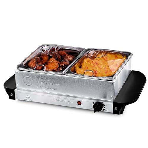 Adjustable Temperature Control – Warming Tray for Parties