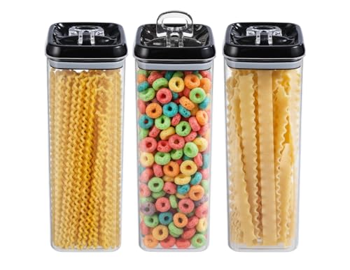 Clear Acrylic Skinny Canister Jar for Spaghetti Lasagna Fettuccine Noodle