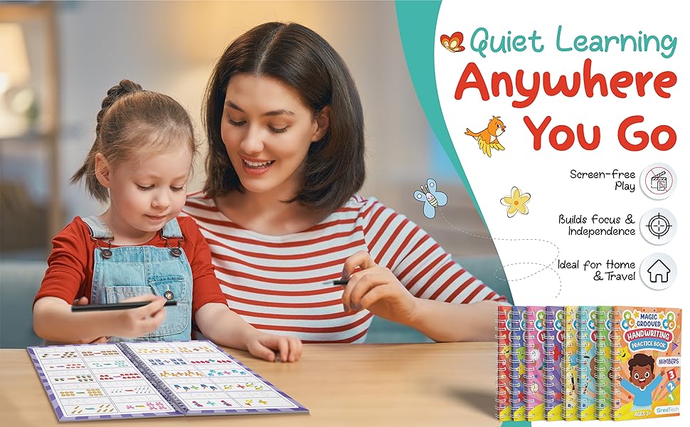 GreaTech Grooved Handwriting Practice for Kids
