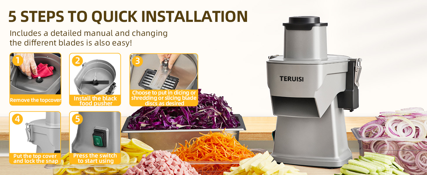 5 STEPS TO OUICK INSTALLATION