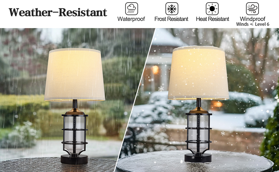 outdoor table lights for patio