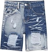 Anbreuinron Boy's Jean Shorts Slim fit Fashion Denim Shorts