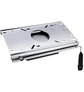 MANUMARINE Clamp On Boat Seat Swivel Mount - Fits Jon, Fishing, Bass Boats, Kayaks,Skiffs with Be...