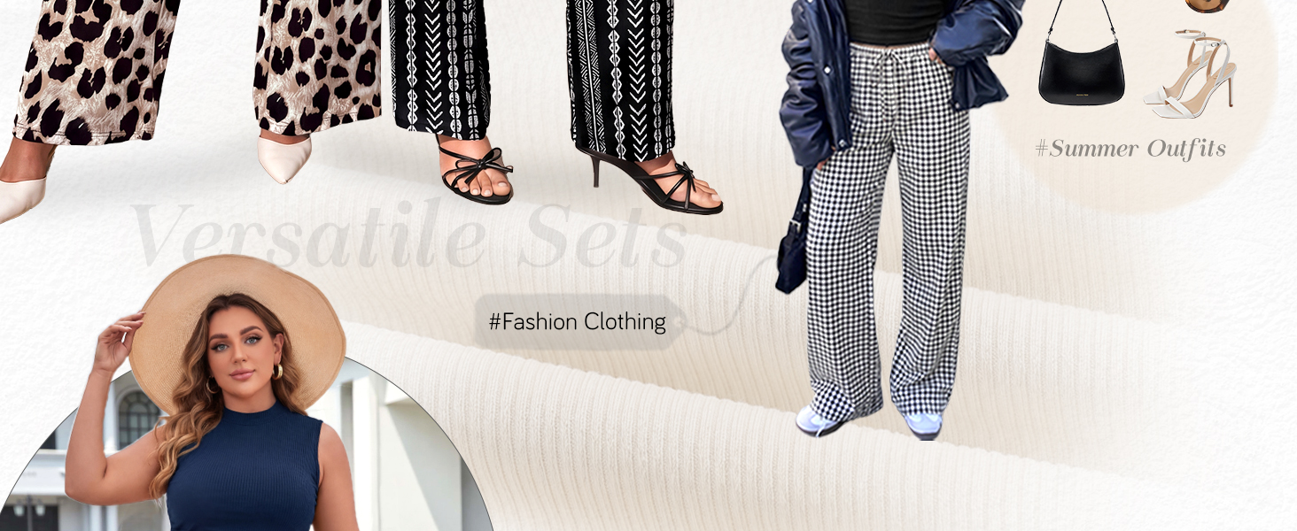 Sampeel Two Piece Sets for Women Vacation Outfits