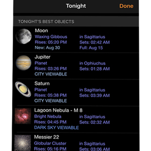 StarSense Sky Recognition Technology
