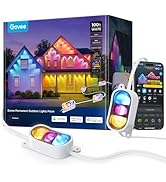 Govee Permanent Outdoor Lights Pro, 100ft with 60 RGBIC LED Lights for Daily and Accent Lighting,...