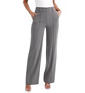 NIMIN Women High Waisted Dress Work Ankle Pants 26"/28"/30" Inseam Office Business Casual Trouser...