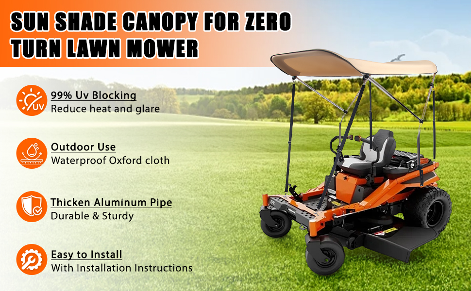 tractor sun shade canopy