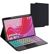 for Lenovo Tab P12 2023 12.7 inch Keyboard Case: 3 Zone 7 Colors Backlit Trackpad Keyboard for 12...