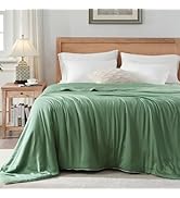 Globon Summer Down Blanket Queen Size, Extra Lightweight Comforter/Duvet Insert for Hot Sleeper, ...