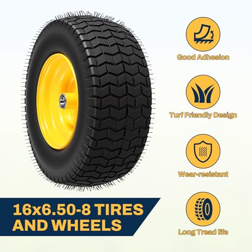 Fit Riding Mower and Garden Tractor Front Wheels