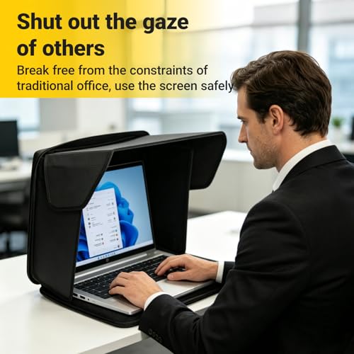 Portable Computer Sunshade for Outdoor Work
