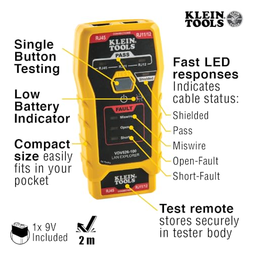 Includes Connectors for Cat5e/CAT6 Data Applications