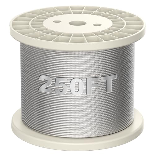 304 Stainless Steel Decking Railing Cable with 7 x 19 Strand Construction