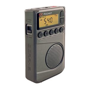 C. Crane CC Pocket AM FM and NOAA Weather Radio with Clock and Sleep Time