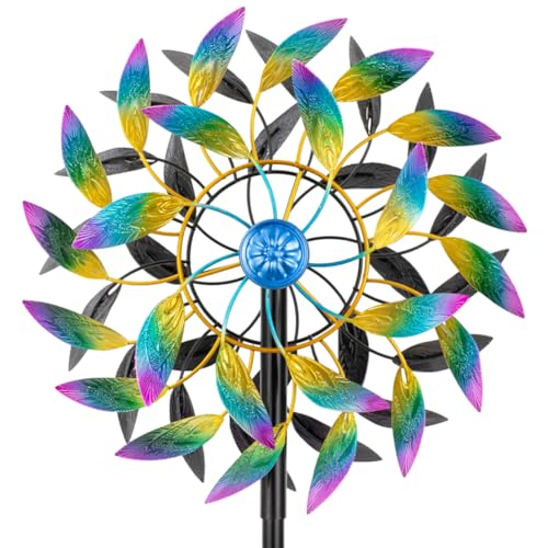 13" Dia Wind Spinner with Metal Stake