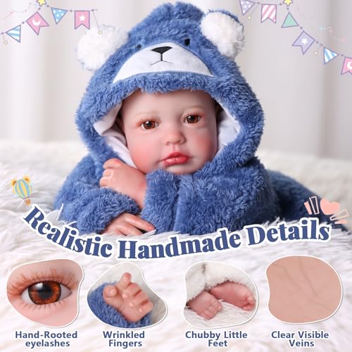 Real Life Newborn Baby Doll for Cuddling