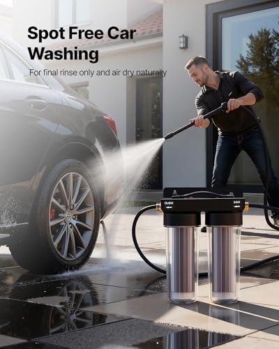 Spotless Car Wash Water System with 2 x 0.5L Color Changing Resin