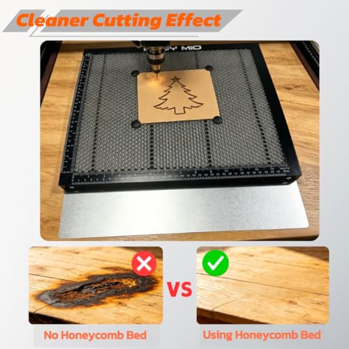 Steel Laser Engraver Working Table with Aluminum Panel