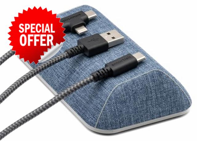 Smartish® Magnetic Cord Holder - Bigger Cable Wrangler Organizer with Magnet Clips for Charger Management on Desktop