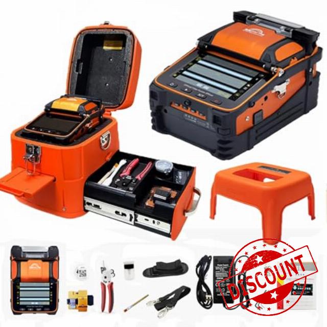 SM&MM Six Motor Core Alignment Fiber Fusion Splicer Automatic FTTH Fiber Optical Welding Splicing 5S Heating 15S (Ai-9)