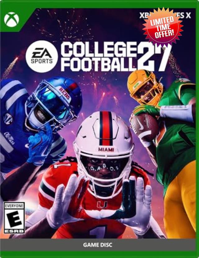 EA SPORTS College Football 27 - Standard Edition Xbox Series X |Disc I VideoGame
