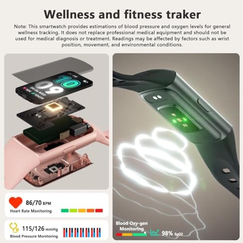 24/7 Heart Rate & Blood Pressure