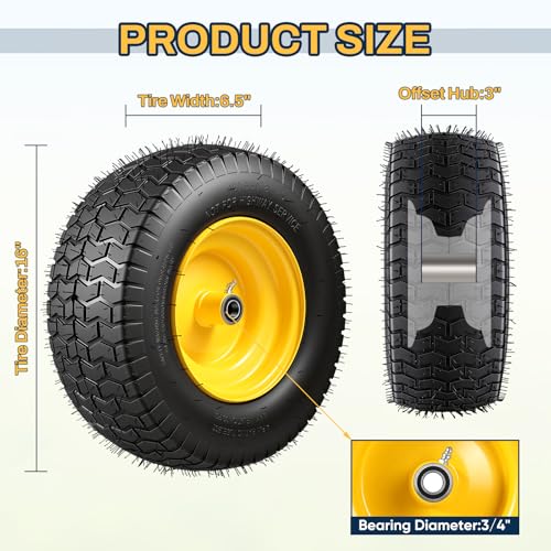 16x6.5-8 Lawn Mower Tires