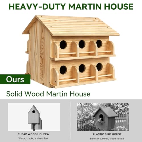Weatherproof Martin Houses for Outdoors Garden