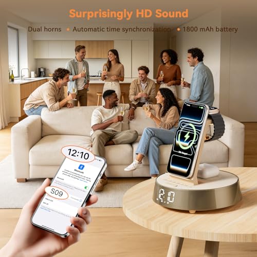 Wireless Charger Dock Station for iPhone 17 16 15 14 13 12 Pro Max