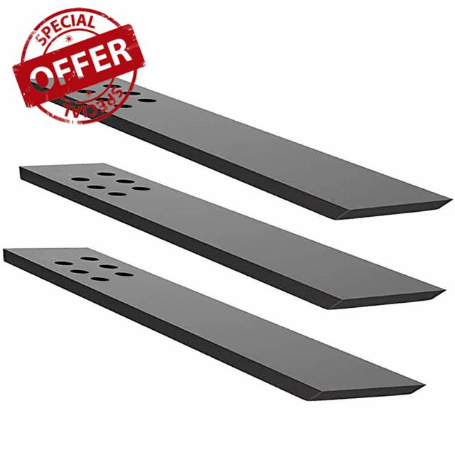 Countertop Support Bracket 3 Pack 10" Lx 2.5" W Hidden Black Knee Wall Support Countertop Bracket 3/8" Thick Heavy Duty for Quartz/Granite/Wood/Concret Countertops Screws Included