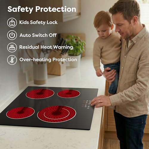 Child Lock & Multiple Safety Protection (No Plug)