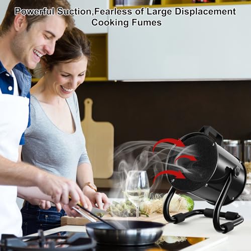 Strong Suction Kitchen Exhaust Fan for Indoor BBQ