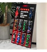 iLuane Display Wallboard for LEGO Speed Champions Collector's Pack 66802, Display Frame for 10 Ca...
