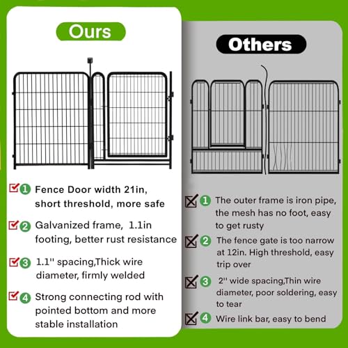 Dog Fences Outdoor for Yard
