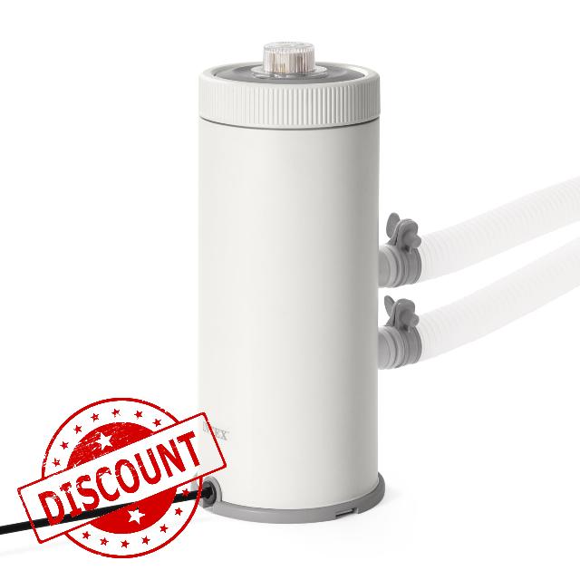 INTEX C1000 Cartridge Filter Pump for AGP: 1000 GPH Pump Flow Rate - Cartridge Gauge Indicator - HydroAeration Technology - Includes Type A Filter Cartridge - Turnover Rate/System Flow 750 GPH