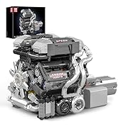 Mould King 10193 Boxer Engine Model Kit That Runs, Build Your Own Mini V8 Engine, Car Engine Buil...