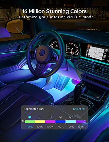 2 Lines Design LED Lights for Car Decor