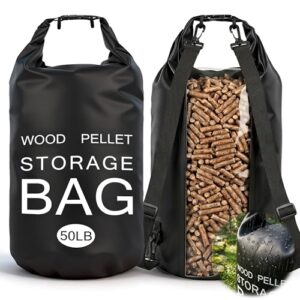 Heavy Duty Pellet Storage Container with Backpack Straps