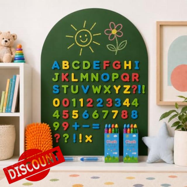Magnetic Wall Arch Chalkboard for Kids