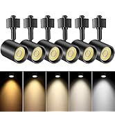 VANoopee 5-Color LED Track Lighting Heads H Type Track Light Heads Dimmable Bright Rail Ceiling S...