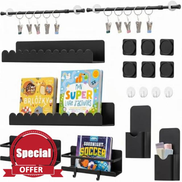 42 Pcs Magnetic Shelf for Classroom Whiteboard