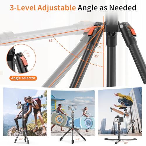 Tripod For Camera Phone with Remote & 360° Ball Head