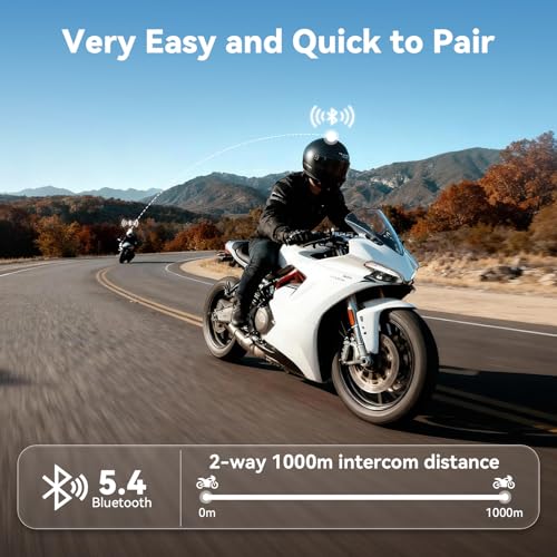 2 Riders Music Sharing/IP67 Waterproof/Audio Multitasking