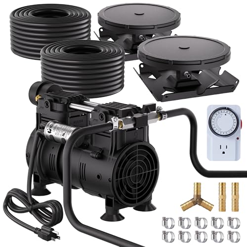 3/4 HP Compressor + Two 100' Weighted Tubing + 2 Diffusers